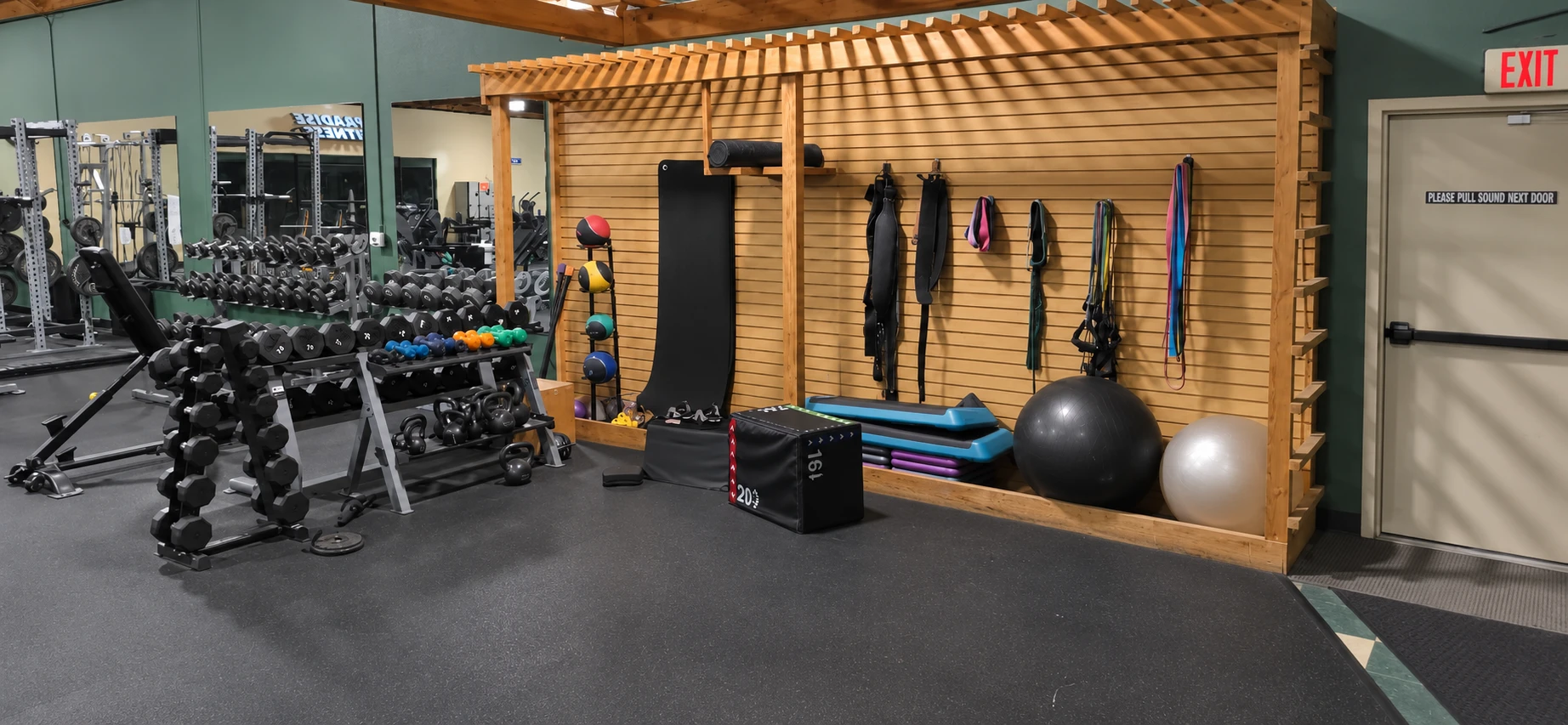 Resistance bands, medicine balls, kettlebells, exercise balls, and plyometric boxes
